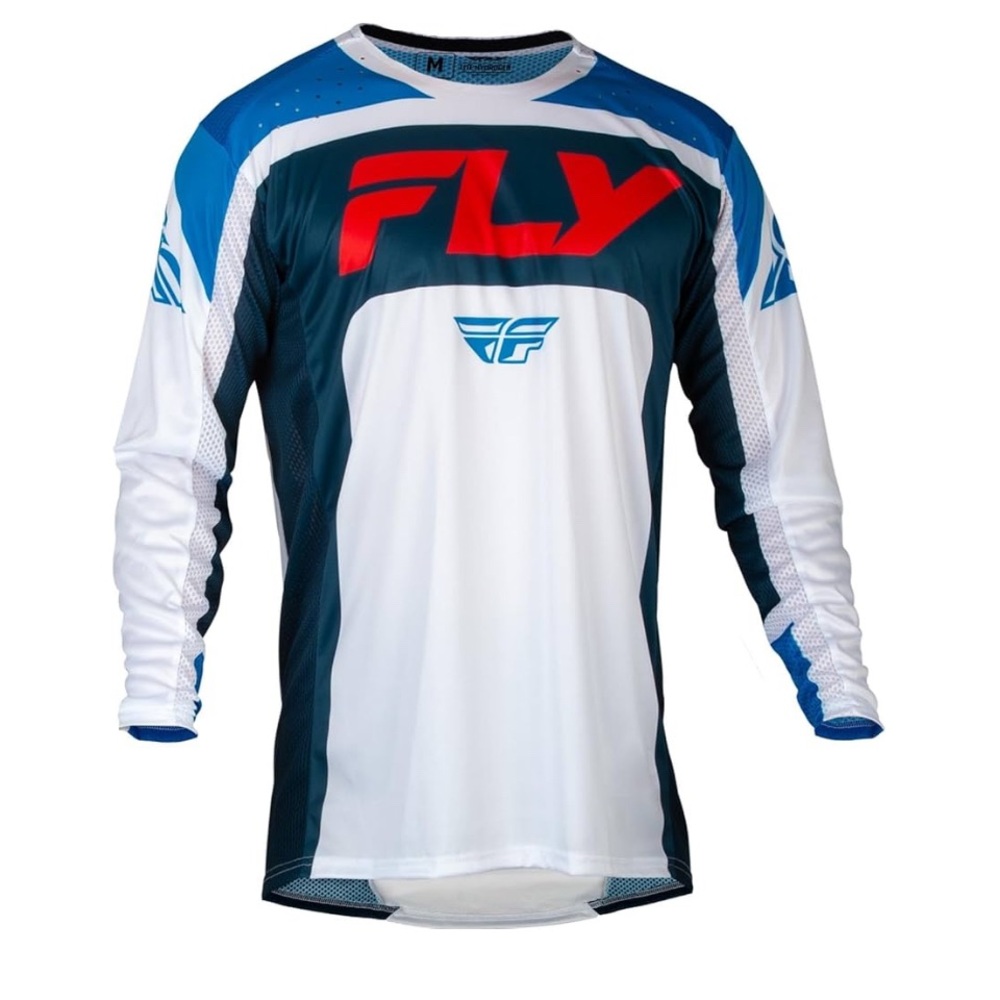 Fly Racing Lite Jersey Men’s XL Red/White/Navy NWT